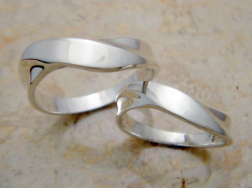 【”かれんの様”オーダー依頼品】ウエーブがきれいなリング　SRC2991