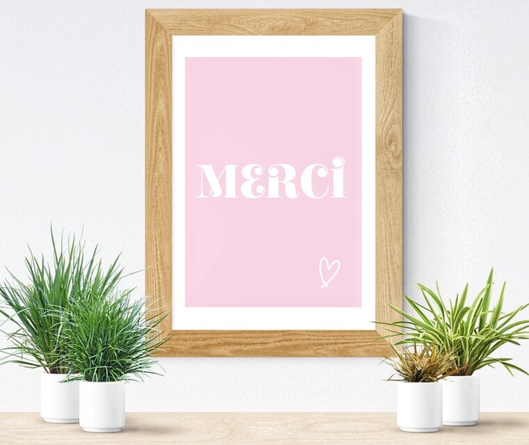 A4ポスター Merci