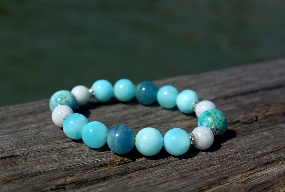 ヘミモルファイトAAA級 セレスタイト アクアンティンカルサイト 心の傷