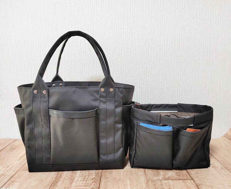 コーデュラナイロン・超便利バッグインバッグ｜撥水・自立・収納