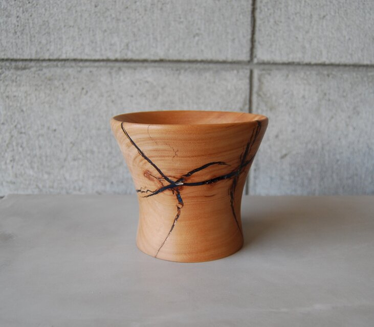 桜×レジンのボウル　‘海’Ⅲ