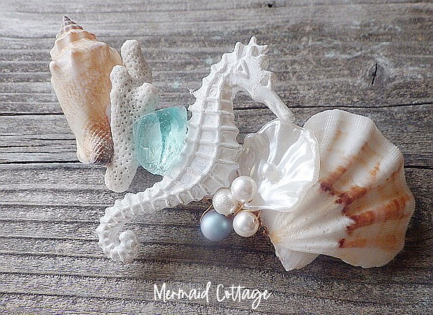 Mermaid Beach 人魚の髪飾り☆バレッタ