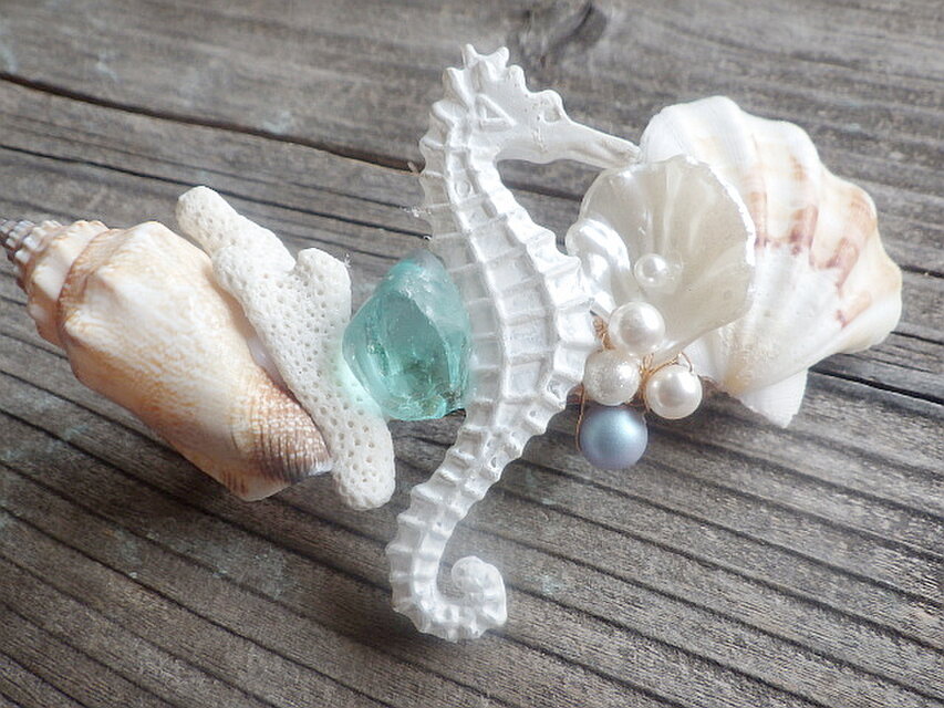 Mermaid Beach 人魚の髪飾り☆バレッタ | iichi 日々の暮らしを