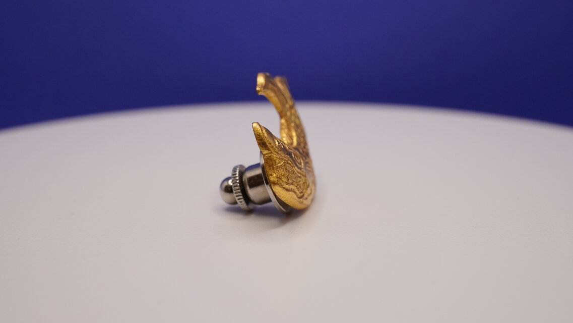 豪華 18金メッキ シャチホコ 2体セット PPAP、純金のシャチホコ、絵画モデル!?名古屋三越の福袋お披露目会に