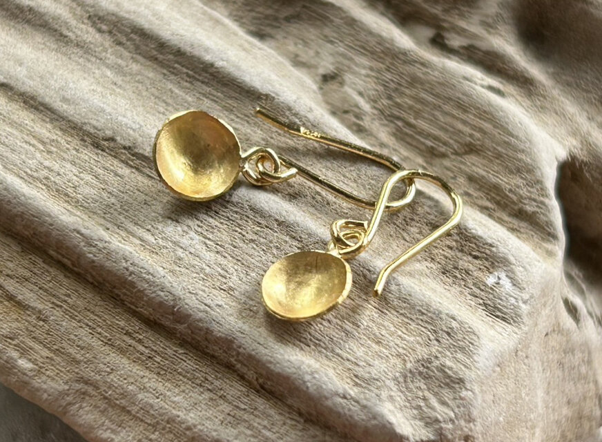 K24 Pure Gold Classic EarringsnⅡ◇純金の揺れるクラシックピアス