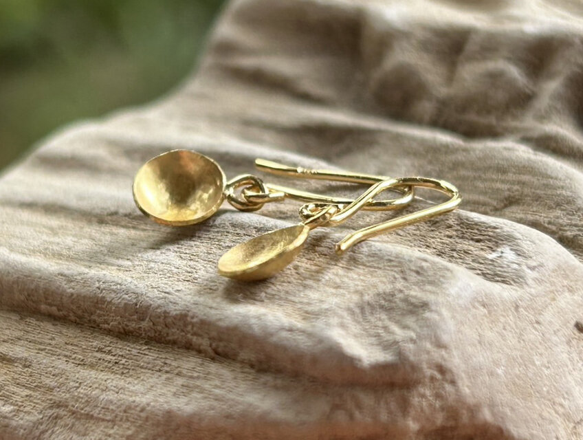 K24 Pure Gold Classic EarringsnⅡ◇純金の揺れるクラシックピアス 