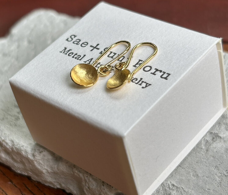 K24 Pure Gold Classic EarringsnⅡ◇純金の揺れるクラシックピアス K24 Pure Gold Classic EarringsnⅡ◇純金の揺れるクラシックピアス