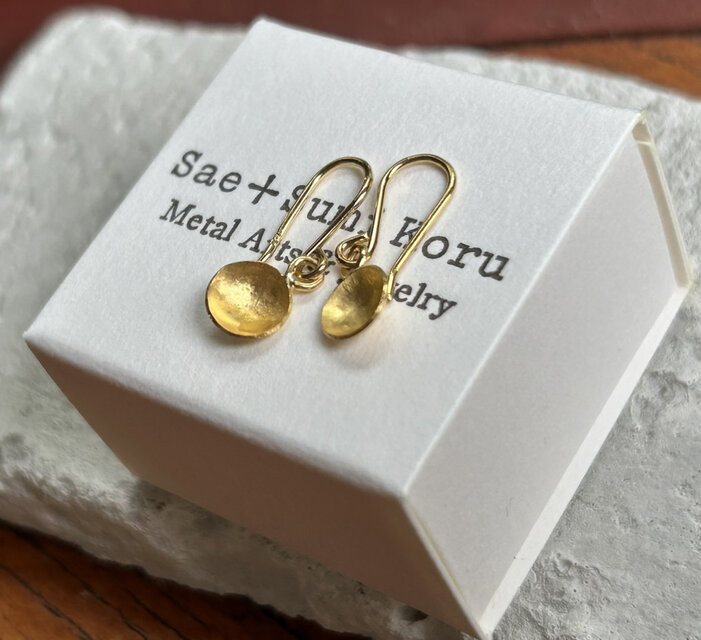 K24 Pure Gold Classic EarringsnⅡ◇純金の揺れるクラシックピアス 