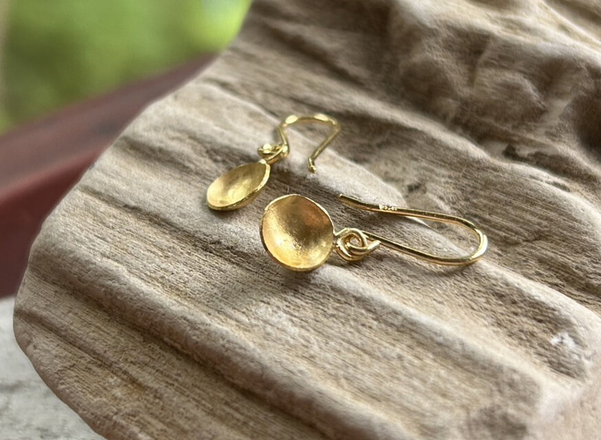 K24 Pure Gold Classic EarringsnⅡ◇純金の揺れるクラシックピアス