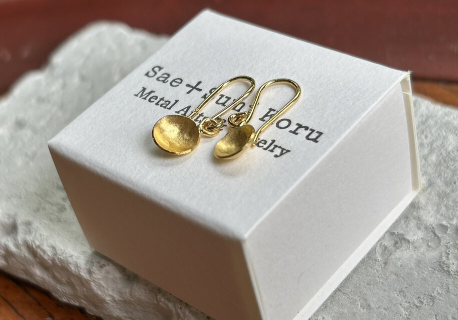 K24 Pure Gold Classic EarringsnⅡ◇純金の揺れるクラシックピアス 