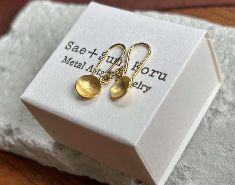 K24 Pure Gold Classic EarringsnⅡ◇純金の揺れるクラシックピアス 