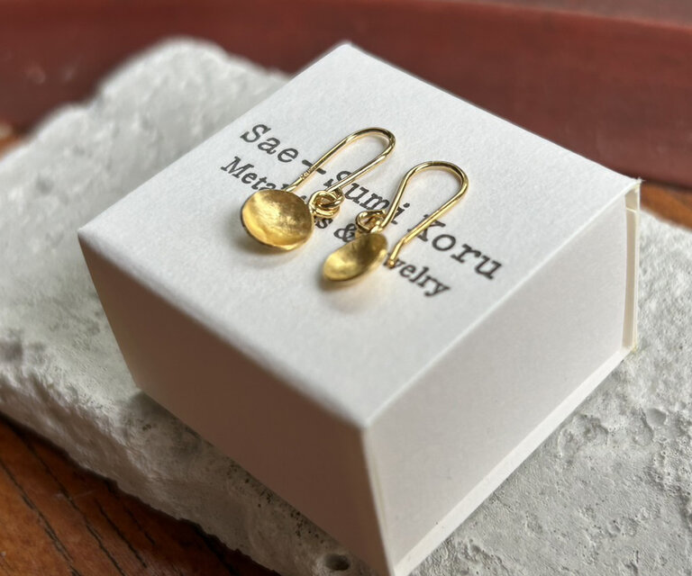 K24 Pure Gold Classic EarringsnⅡ◇純金の揺れるクラシックピアス