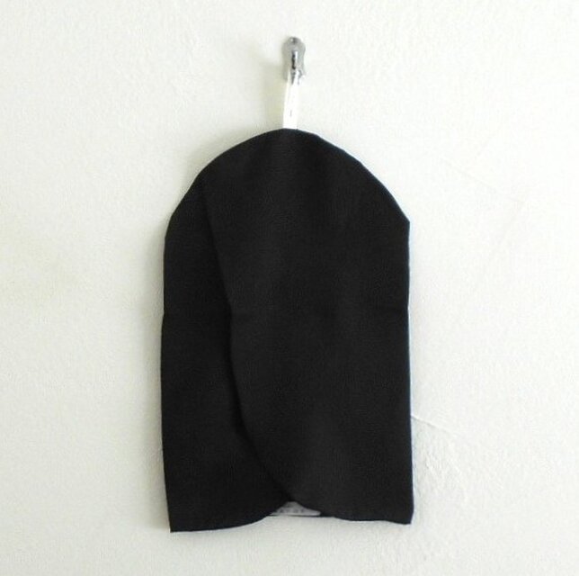 着替えのときの為のフェイスカバー 【黒】