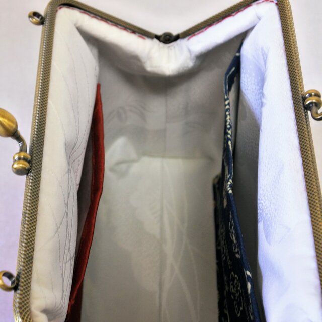 帯リメイク がま口ショルダーバッグ | iichi 日々の暮らしを心地よく