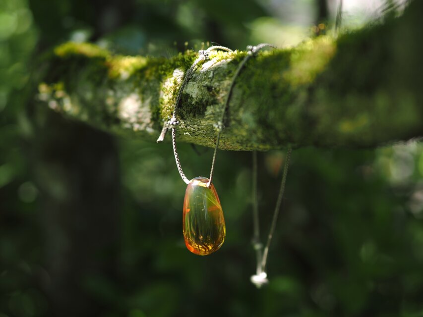 -Green burmite- code pendant