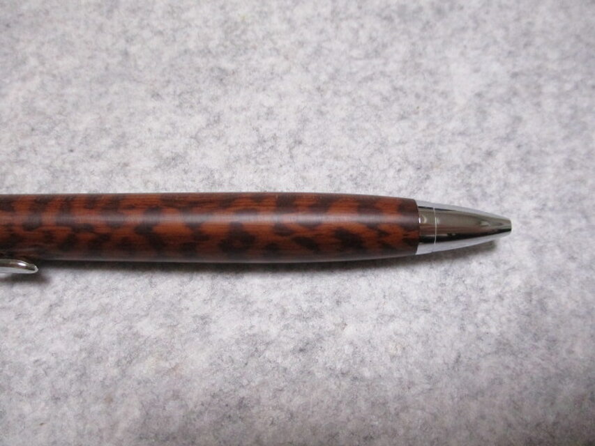 スネークウッド 世界最高材 木地仕上げ 木軸ボールペン(シャープ