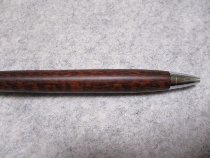スネークウッド 世界最高材 木地仕上げ 木軸ボールペン(シャープ