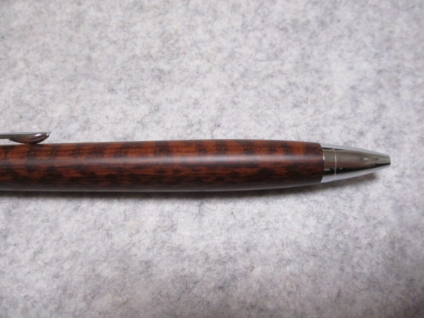 スネークウッド 世界最高材 木地仕上げ 木軸ボールペン(シャープ