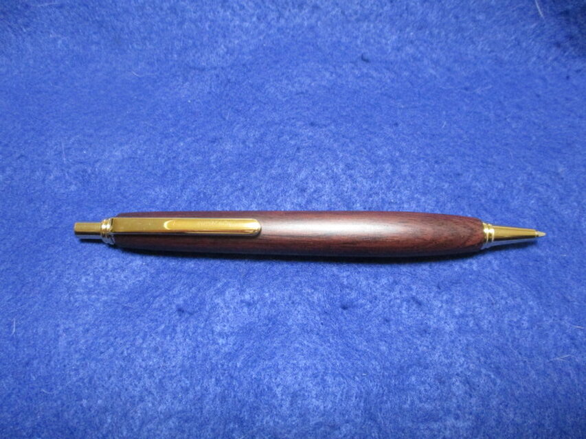 マダガスカルローズウッド　ワシントン条約規制材　キヌカオイル仕上げ　シャープペンシル(0.5ミリ用)