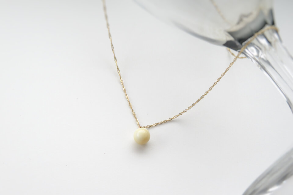 K10 丸珠 6mm：Makkoh：pendant