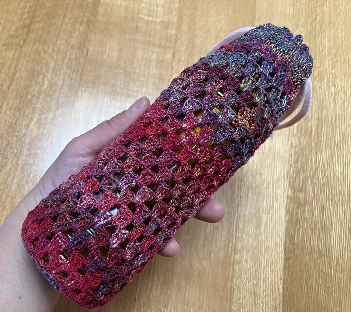 ペットボトルカバー(手編み)