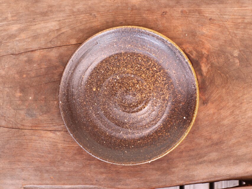 備前焼 皿(19.5cm)　sr3-081