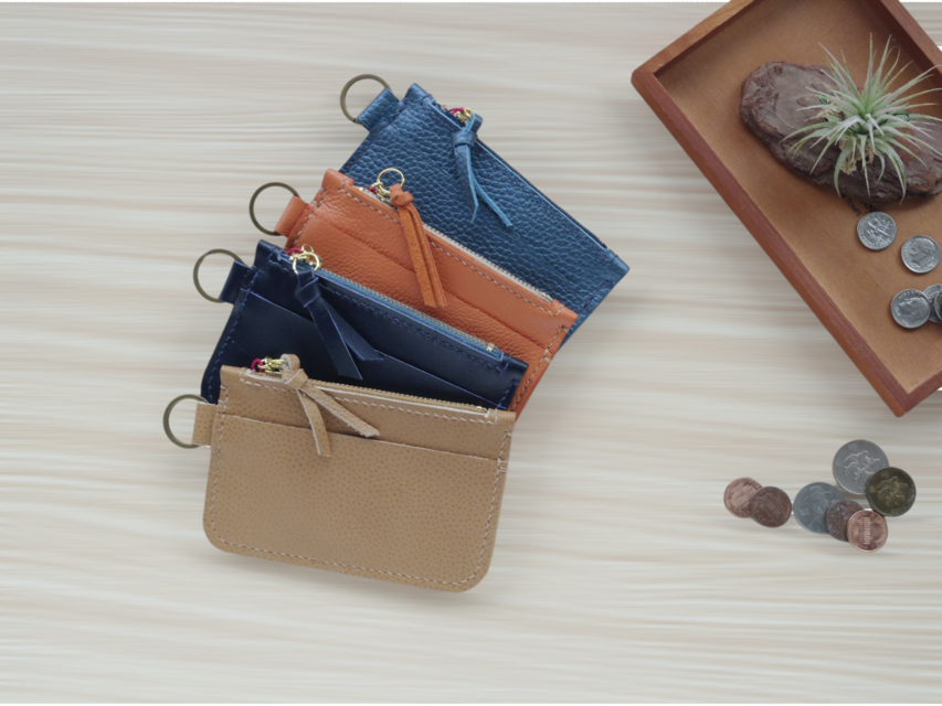 キーリング付きコインケース　　(W12～15)