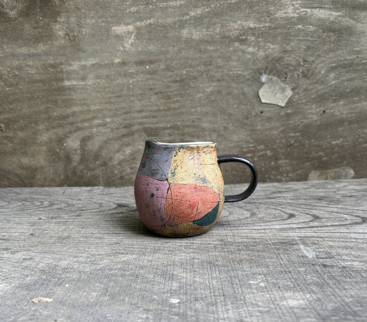 化粧掻き落とし文様 マグカップ165