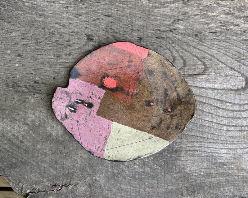 化粧掻き落とし文様　皿149