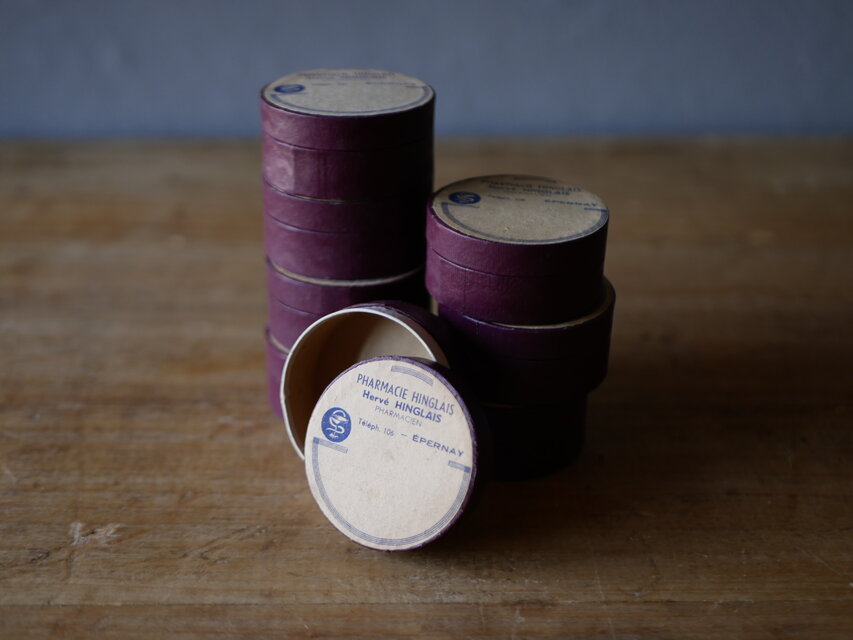 フランスアンティークラウンドボックス