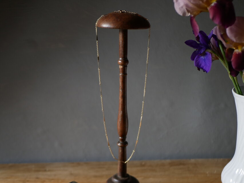 ゴールドメッキ　ヴィンテージネックレス　フランスヴィンテージ　ブロカント