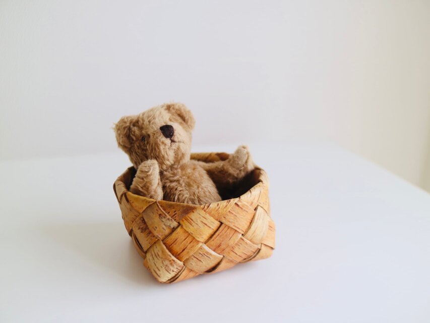 白樺ヴィンテージかご No.5828