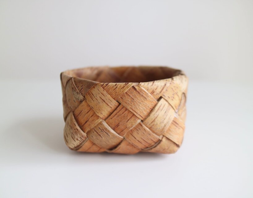 白樺ヴィンテージかご No.5828 | iichi 日々の暮らしを心地よくする