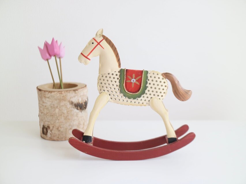 スウェーデンで見つけた揺り馬 オブジェ / オモチャ No.5822