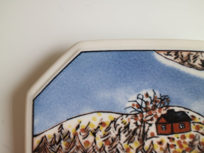 ARABIA×FINNAIR ヘルヤ・リウッコ=スンドストロムの陶板 CHRISTMAS