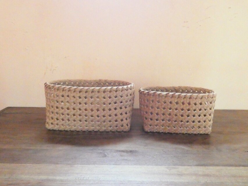 オーバルの収納かご 大