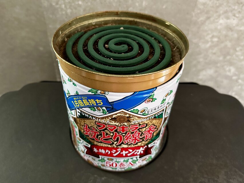 蚊取り線香 缶 カバー☆デニムリメイク☆アース渦巻 キンチョー