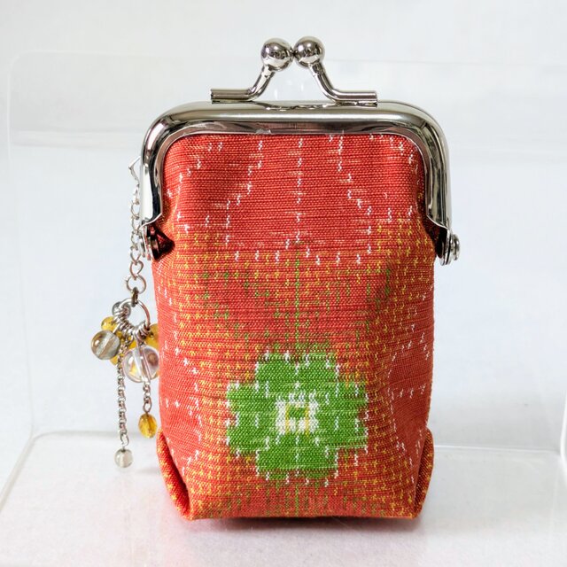 着物から作ったがま口