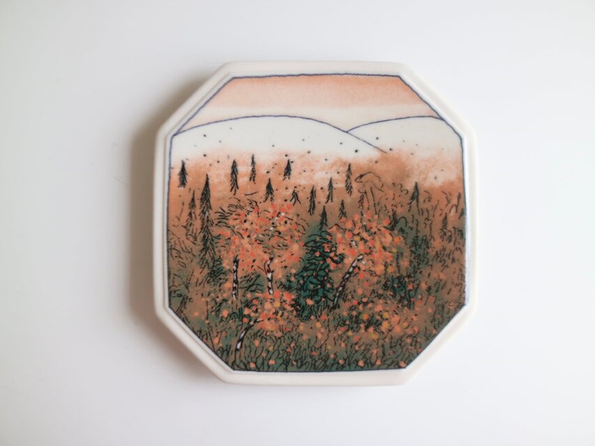 ARABIA×FINNAIR / Helja ヘルヤ AUTUMN 陶板 No.5640