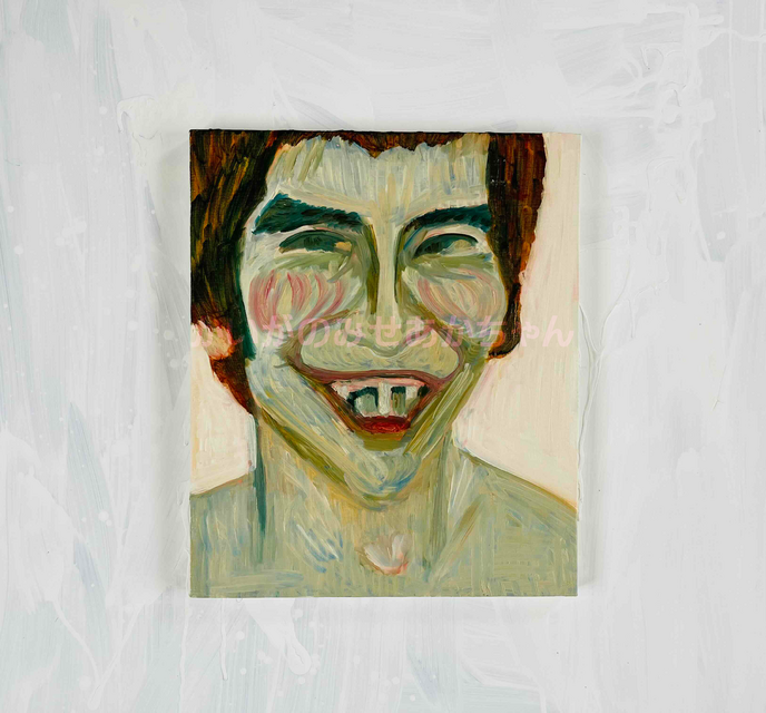 38×46㎝「ビリビリうんちだった」F8・原画・油彩 38×46㎝「ビリビリうんちだった」F8・原画・油彩 | iichi 日々の暮らし
