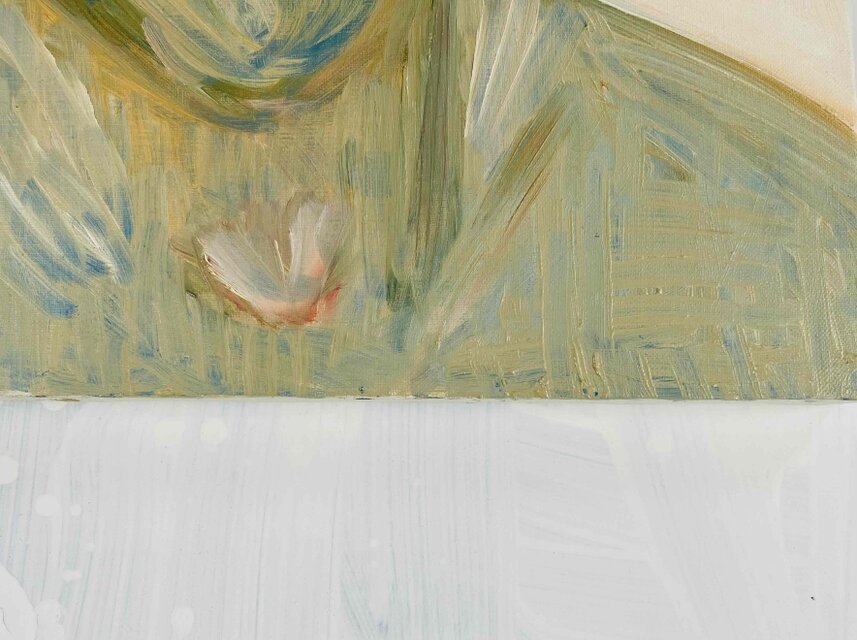 38×46㎝「ビリビリうんちだった」F8・原画・油彩 | iichi 日々の暮らし