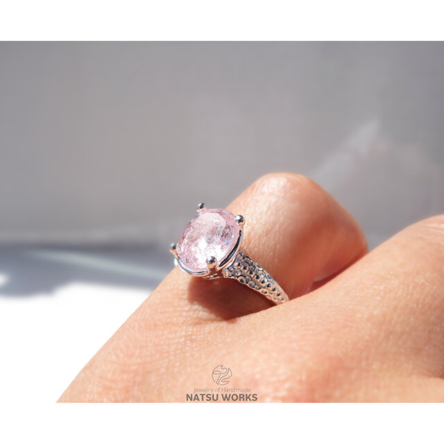 モルガナイト リング / Morganite Ring | iichi 日々の暮らしを