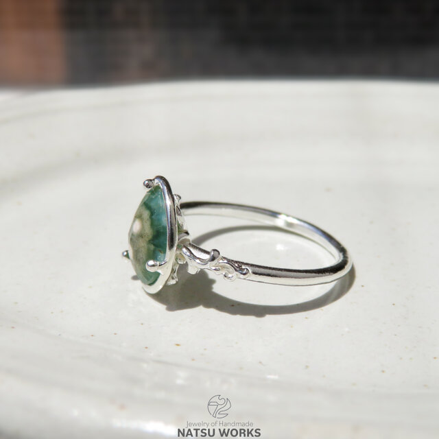 オーシャン ジャスパー リング / Ocean Jasper Ring 3 | iichi 日々の
