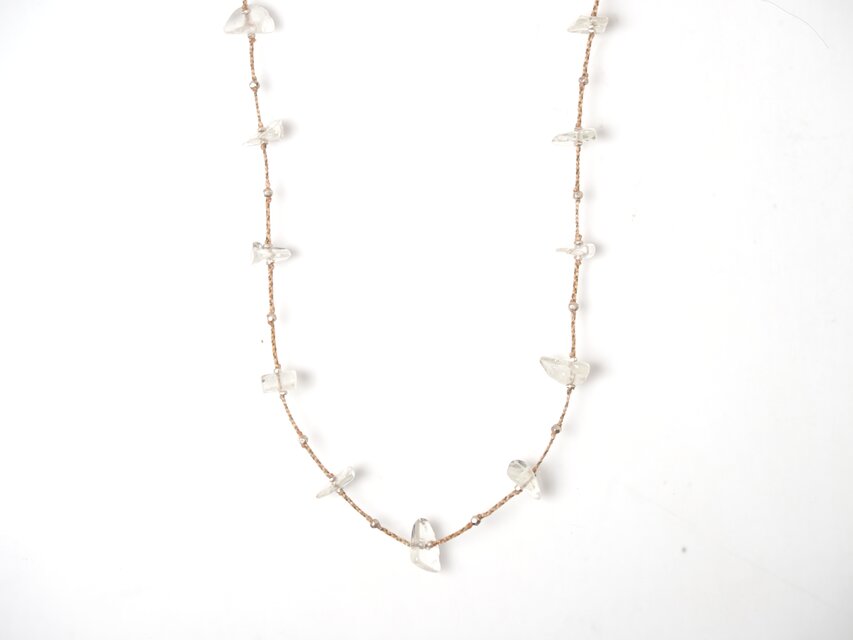 -Lybyan grass- code necklace