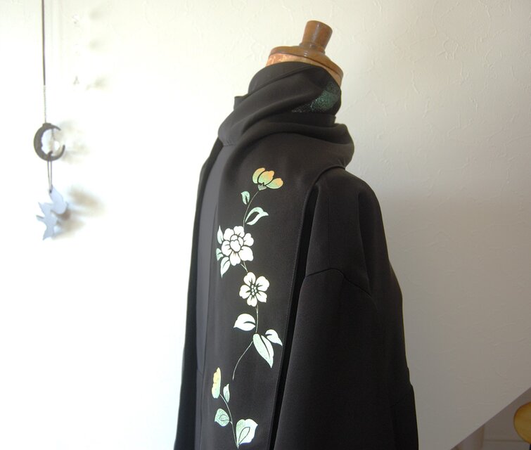 展示品 牡丹の花束 留袖ドレス＊ロングペチコート付き 着物