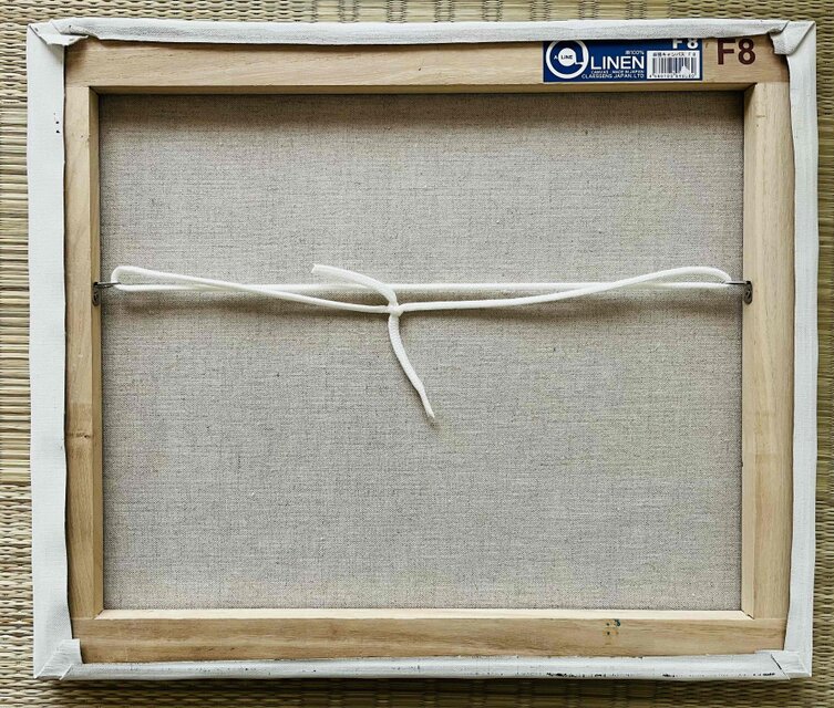 38×46㎝「座る白人男性」F8・原画・油彩 | iichi 日々の暮らしを