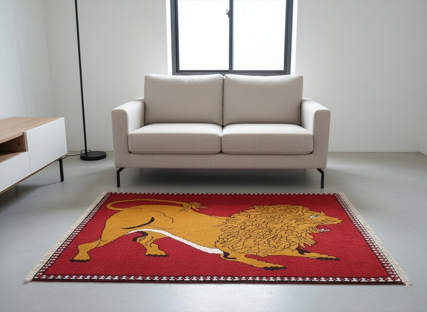 ペルシャ オールドギャッベ アマレバフト ラグ 127x83cm