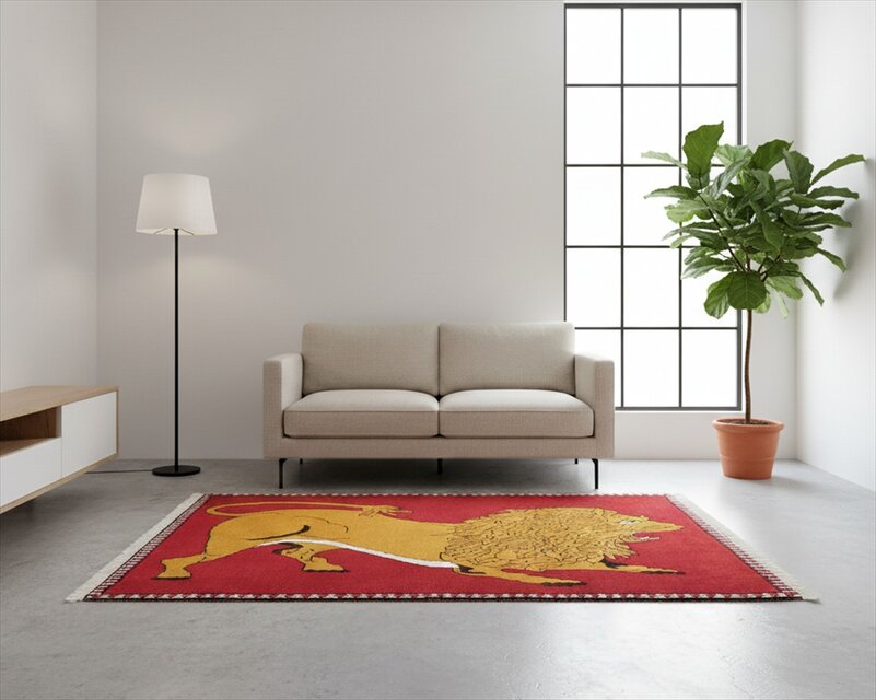 ペルシャ オールドギャッベ アマレバフト ラグ 127x83cm