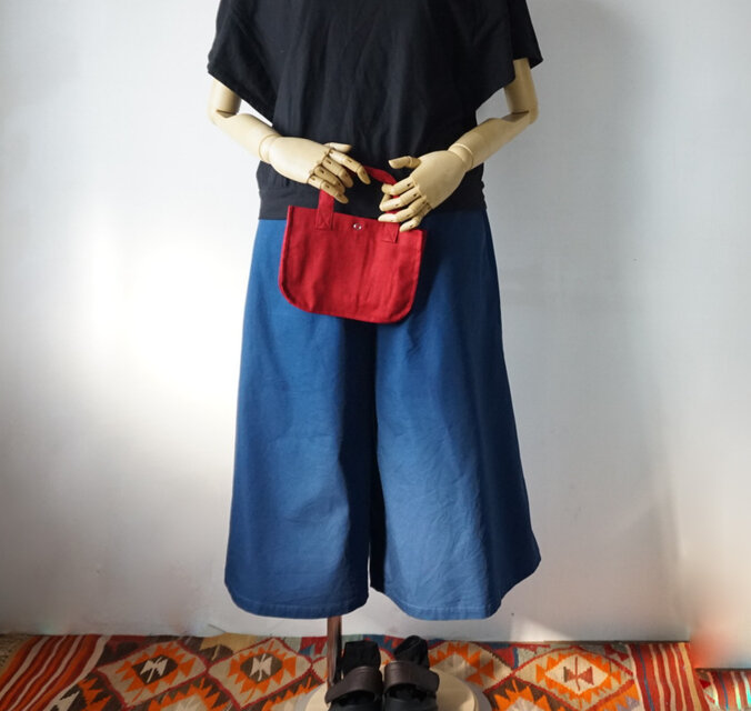 TO BE CHIC トゥービーシック デニム風ガウチョ レモン 0013 TO BE