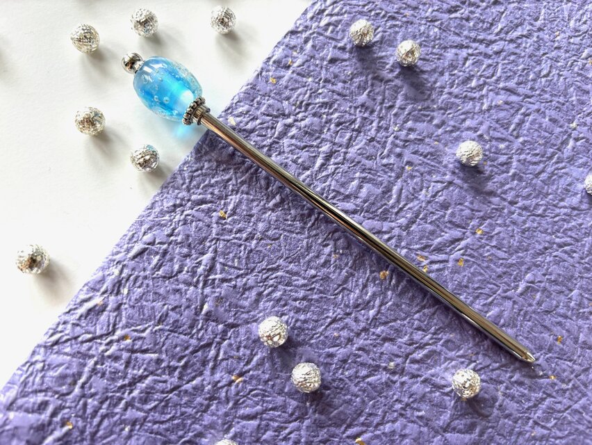 和リボン☆玉かんざし 和装 かんざし ちりめん マム リボン セット 優 京あそび MIYAKO ASOBI